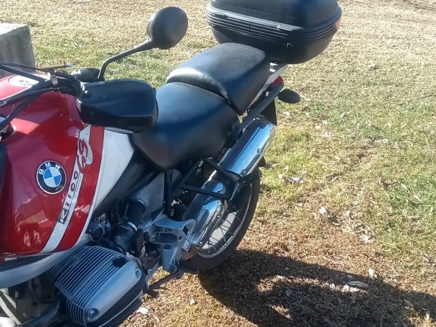 BMW R 1100 GS borse laterali originali- bauletto Roşu - 1