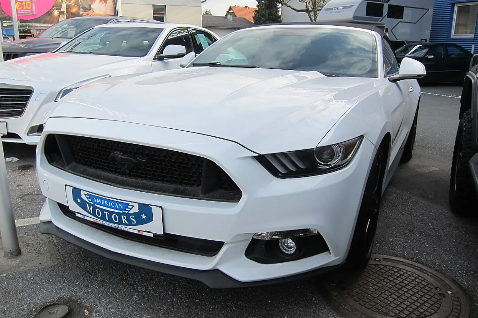Ford Mustang 2,3 EcoBoost Cabrio Aut. Beyaz - 2