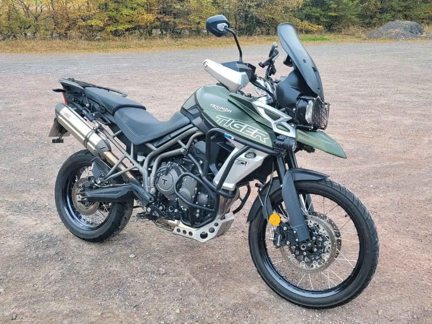 Triumph Tiger 800 XCX Vert - 1