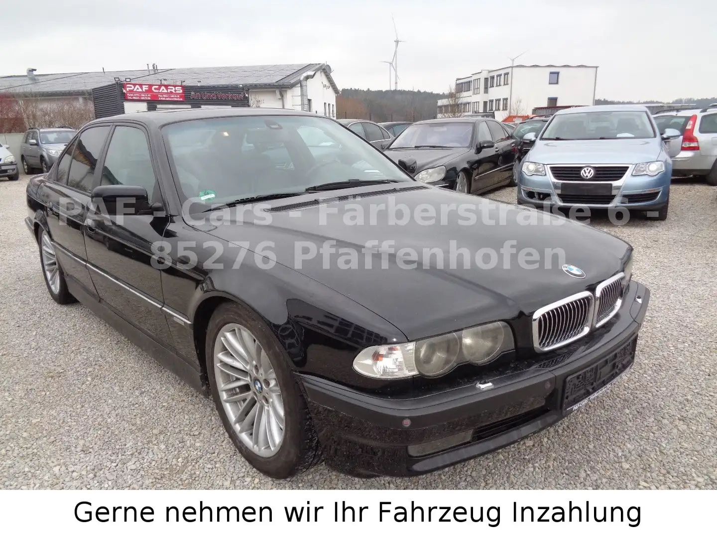 BMW 735 i D 3, Klima, Alu, Navi, Tüv 04/2025 Zwart - 1