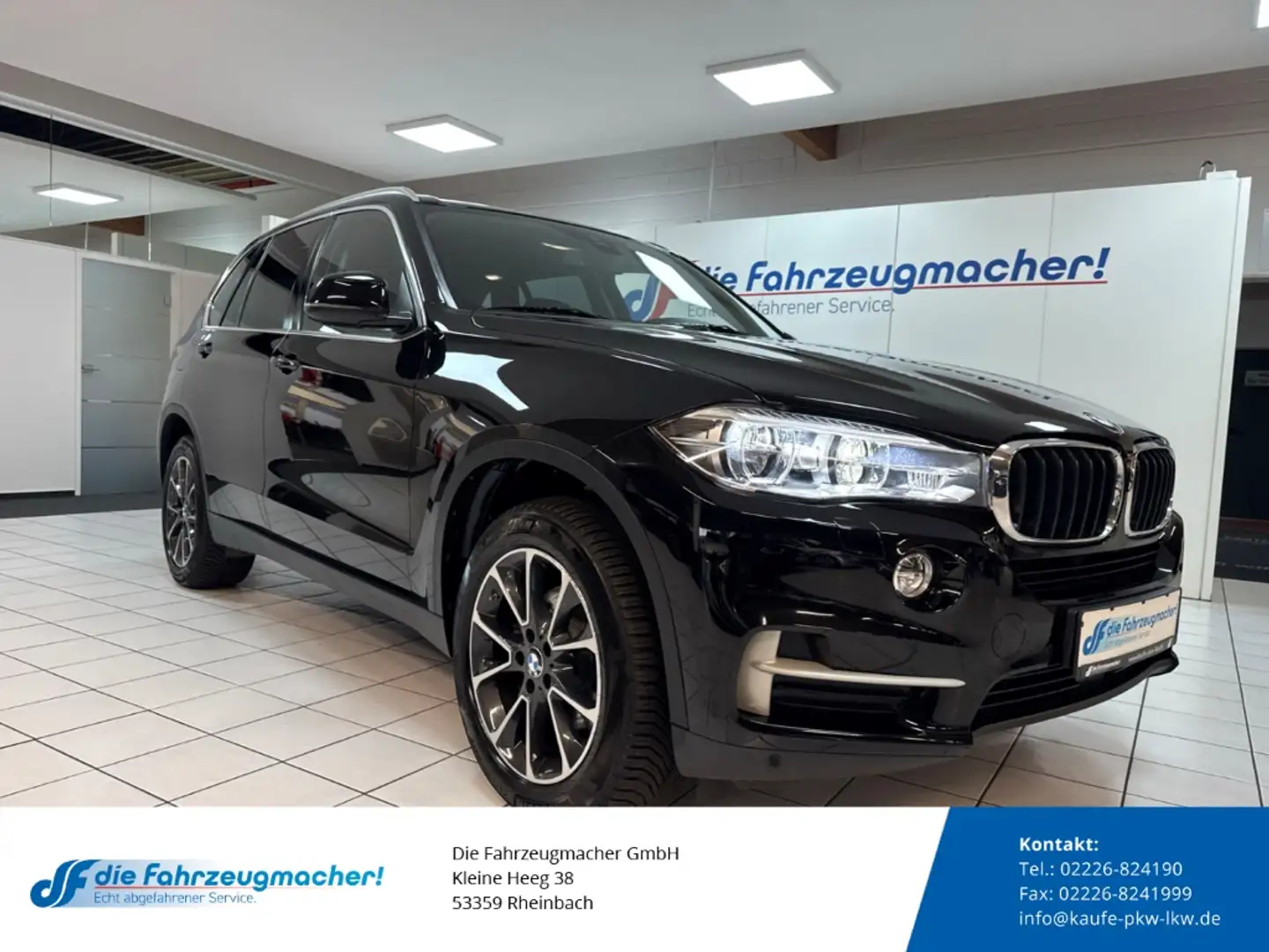 BMW X5 xDrive 30 d HUD AHK-klappbar Navi Leder Memory Sit Noir - 1