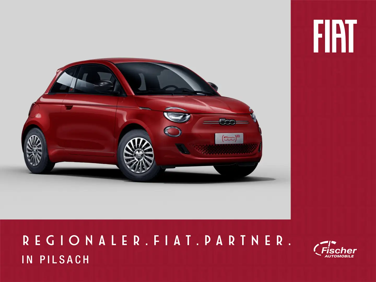 Fiat 500e RED Lim. 23,8 kWh 95 PS **NUR FÜR KURZE ZEIT** Rot - 1