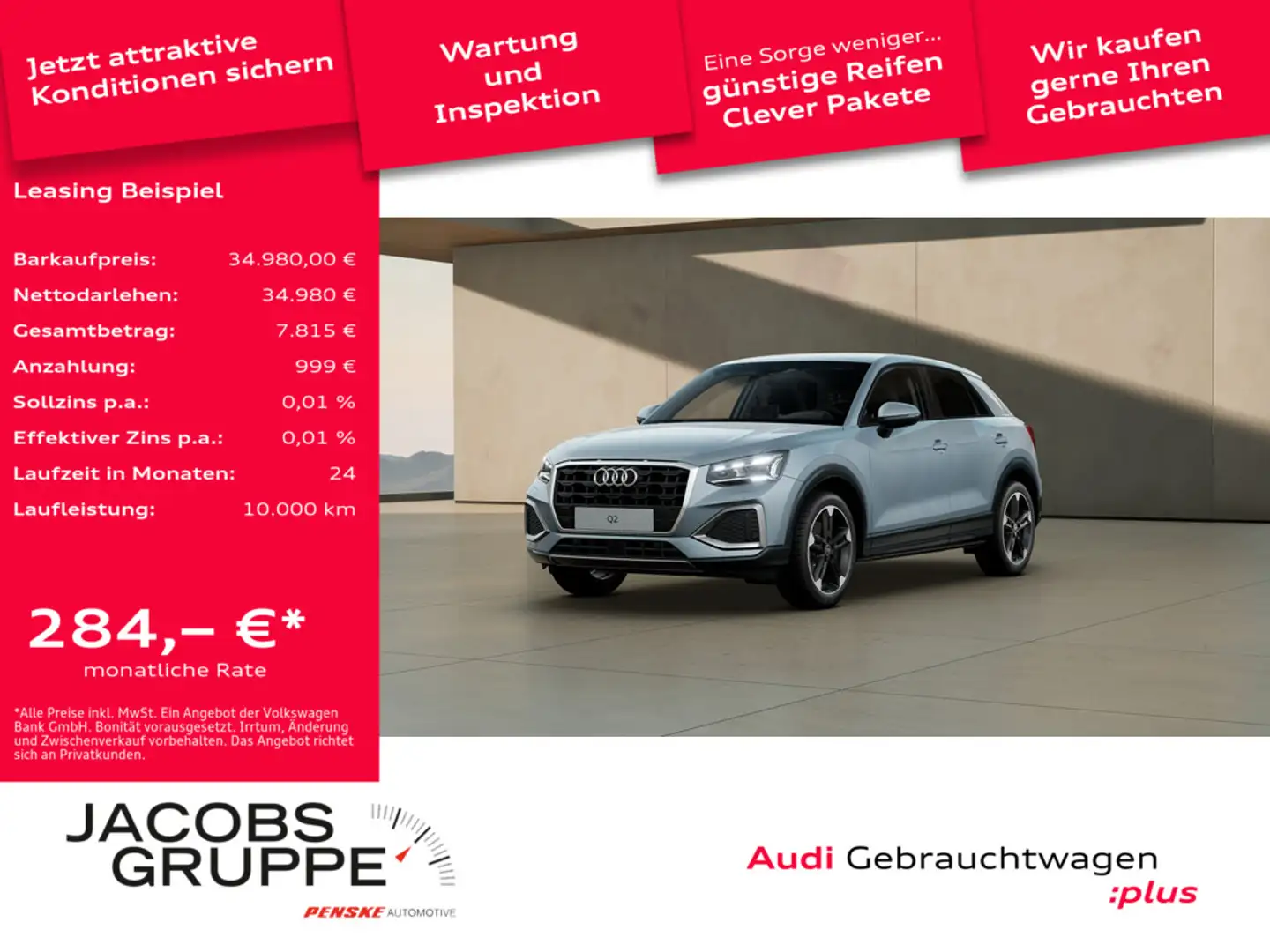 Audi Q2 35TDI advanced Matrix/ACC/AHK/Navi+/18Zoll Gris - 1