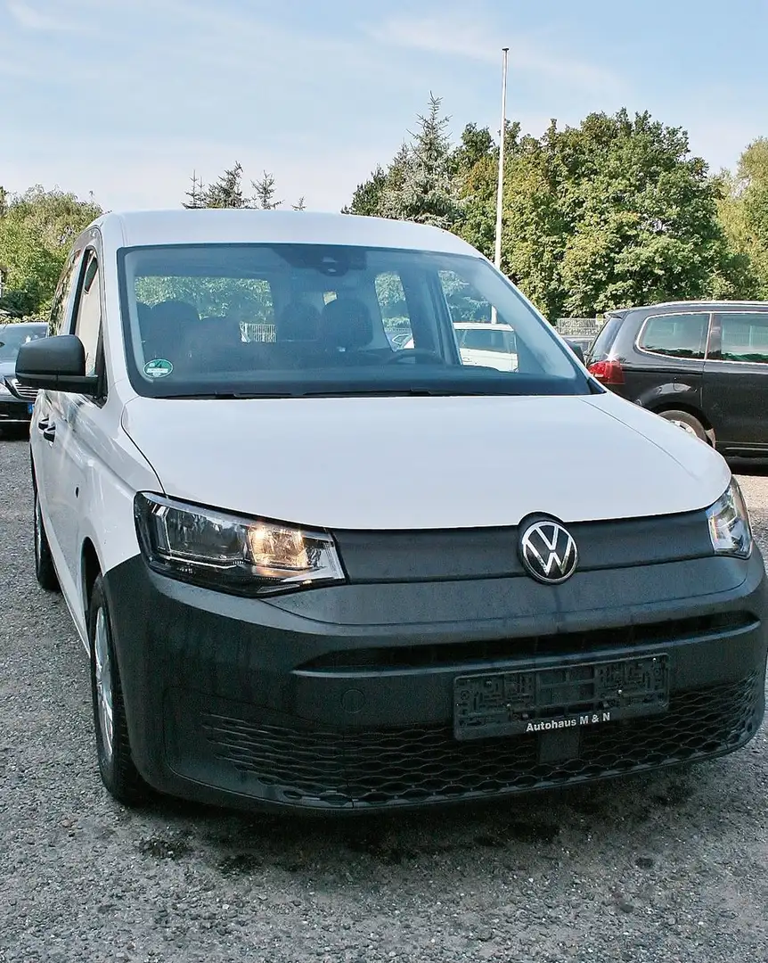 Volkswagen Caddy Kombi EcoProfi+Klima+BT+DAB+AHK Weiß - 1
