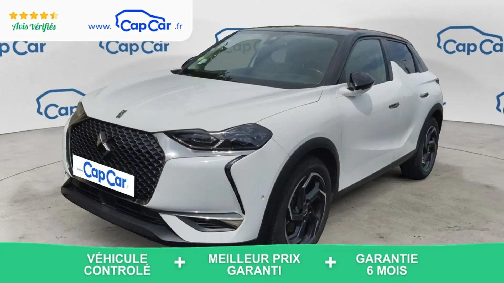 DS Automobiles DS 3 Crossback 1.5 BlueHDi 130 EAT8 Grand chic Blanc - 1