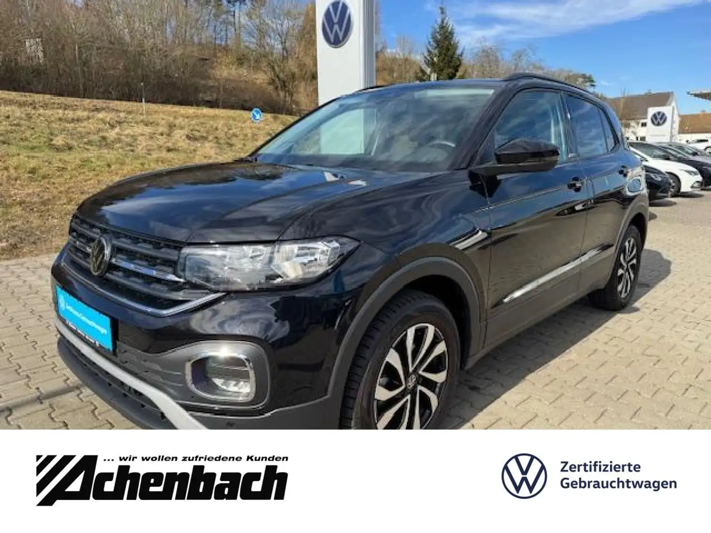 Volkswagen T-Cross Active 1.0 TSI Navi, "Rear View", SHZ Schwarz - 1
