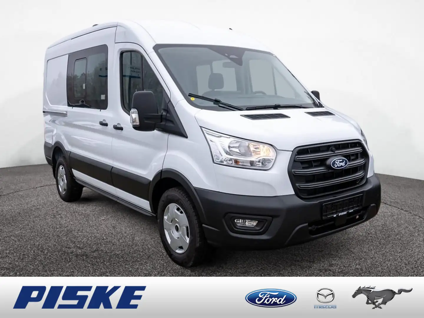 Ford Transit Doka Kasten 350L2 Trend  PDC FSE AHK Blanc - 1