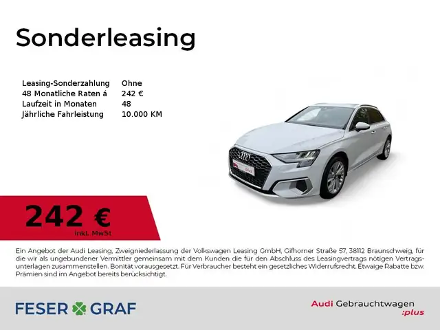 Audi A3 30 TDI Navi+/SHZ/GRA/VC+/CarPlay