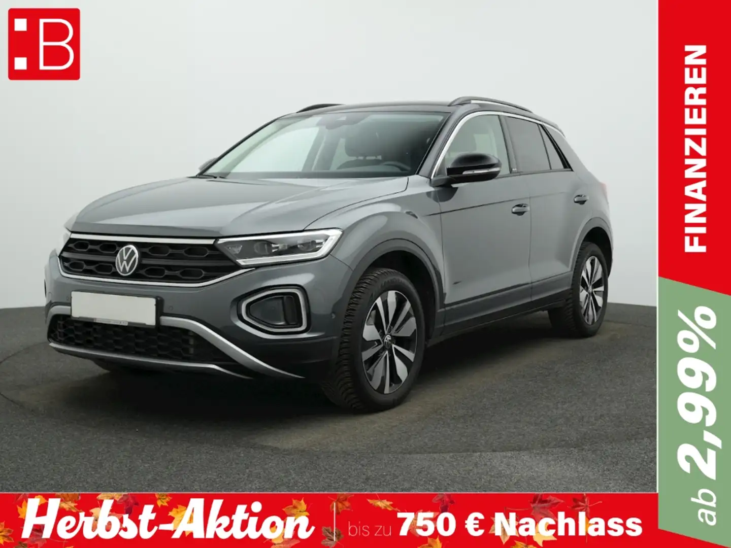 Volkswagen T-Roc 1.5 TSI DSG Move LED NAVI AHK 17 KAMERA Schwarz - 1