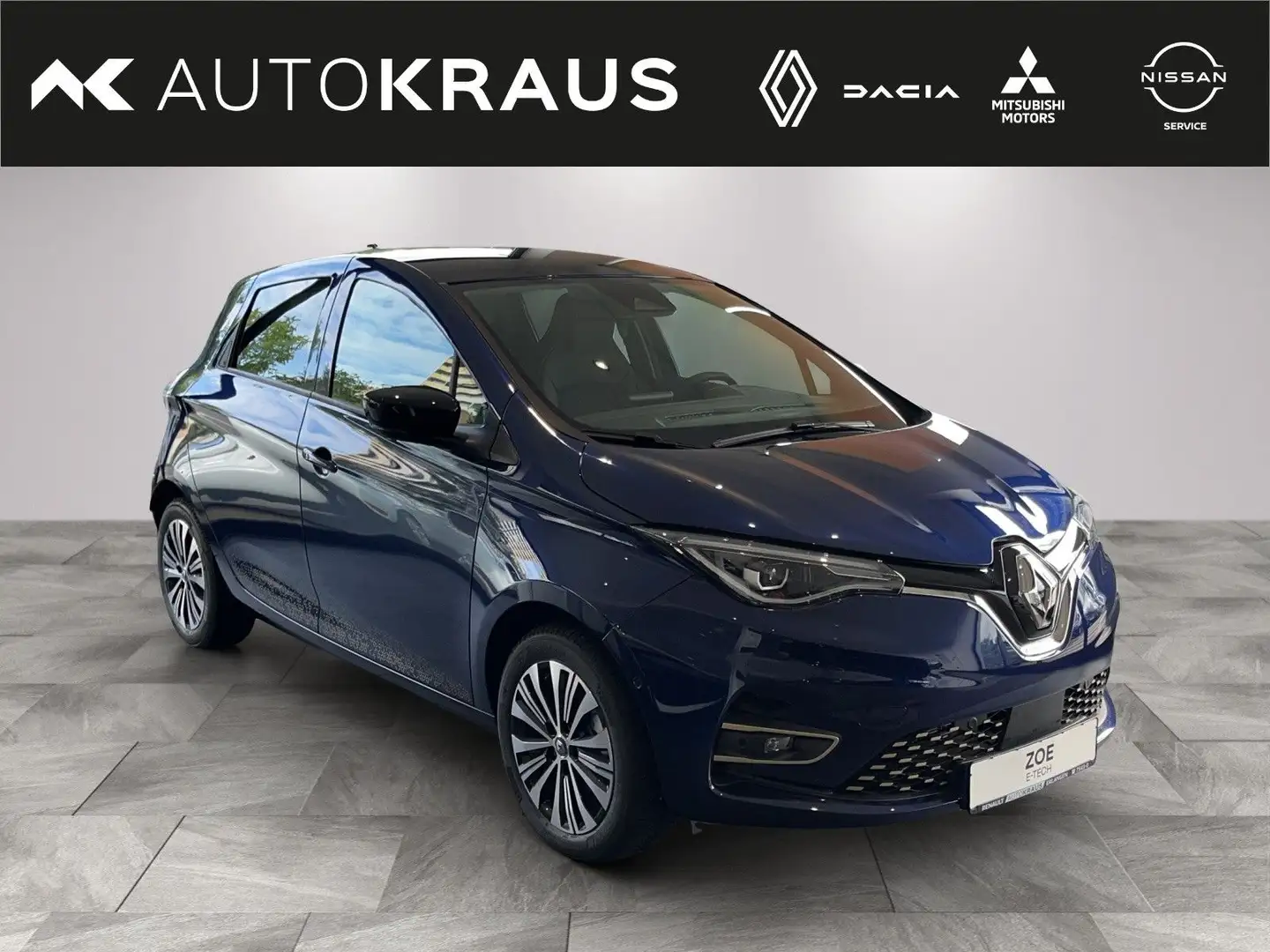 Renault ZOE Iconic EV50 135,CCS,Winter-Paket,Allwetter, Albastru - 2