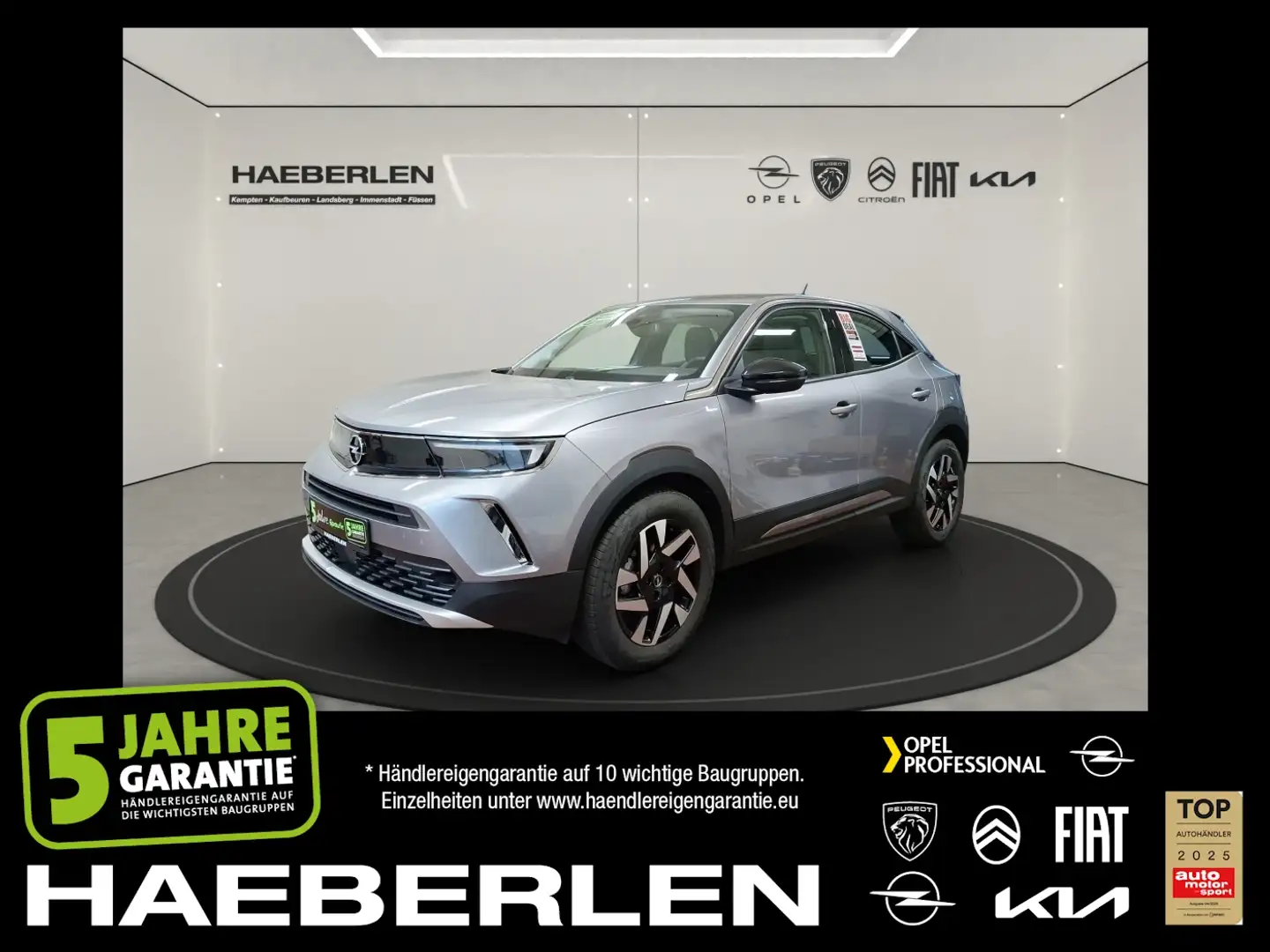 Opel Mokka 1.5 D Elegance +FLA LM KAM LED KlimaA PDC Grau - 1