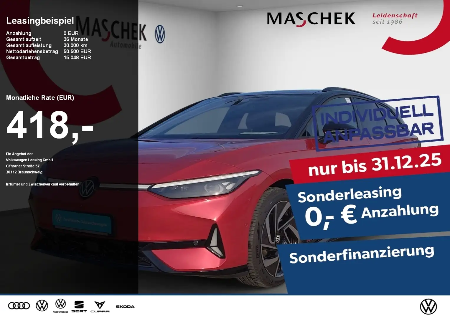 Volkswagen ID.7 .7 Tourer GTX Sonderleasing Wärmepumpe Matrix HUD Schwarz - 1