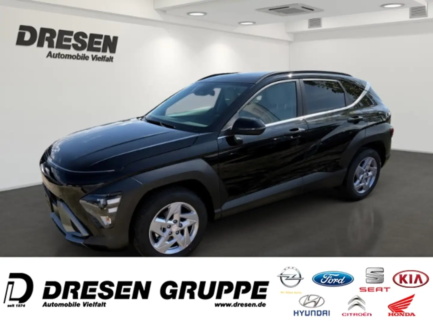 Hyundai KONA EU6e SX21.6 T-GDI 138 PS 6-MT 2WD Trend NAVI/ Rück Czarny - 2