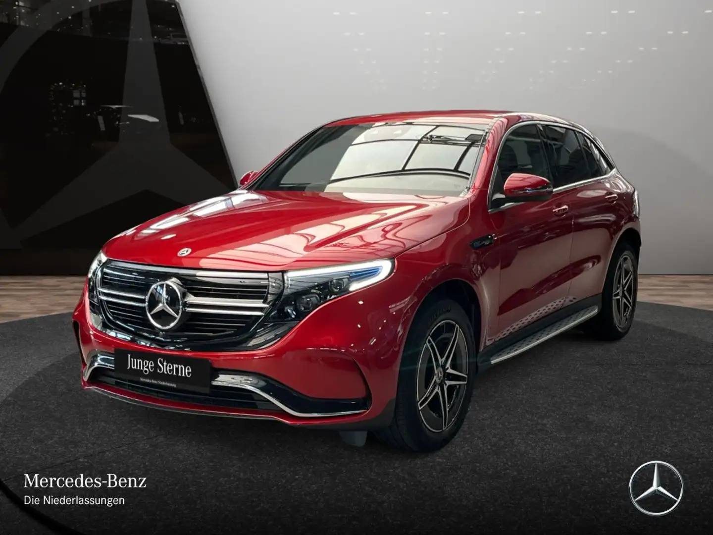 Mercedes-Benz EQC 400 4M AMG+AHK+MULTIBEAM+FAHRASS+KAMERA Rot - 2