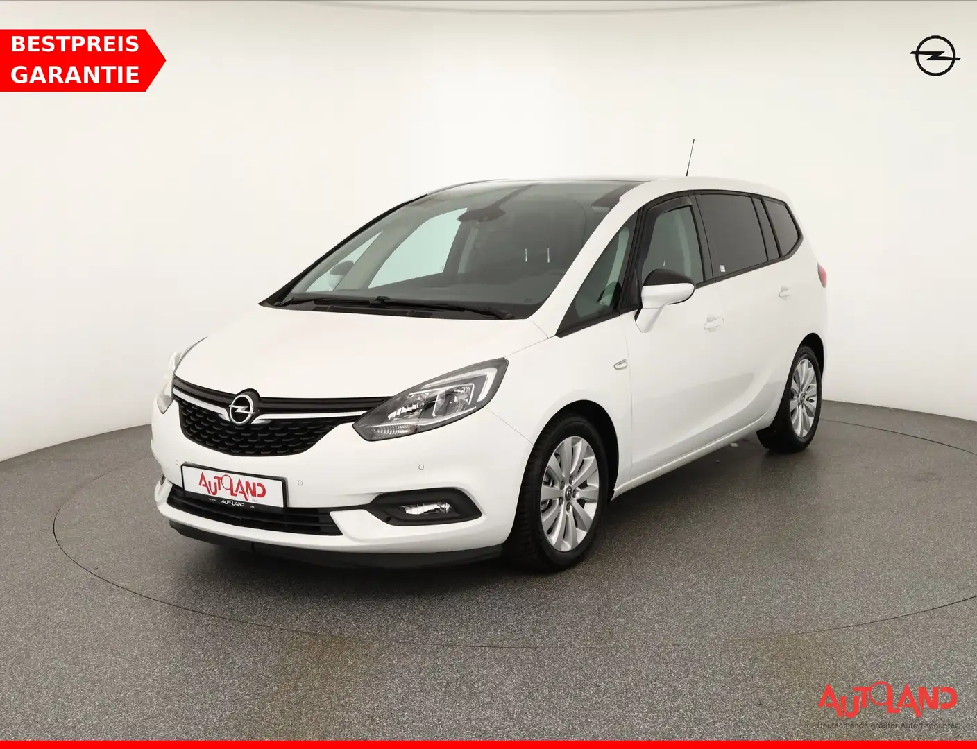 Opel Zafira 1.4 Turbo On Panorama Android Apple PDC Blanc - 1