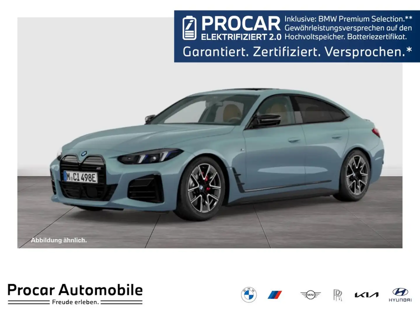 BMW i4 M50 xDrive Gran Coupé M Sport ACC AHK RFK LM Grün - 1
