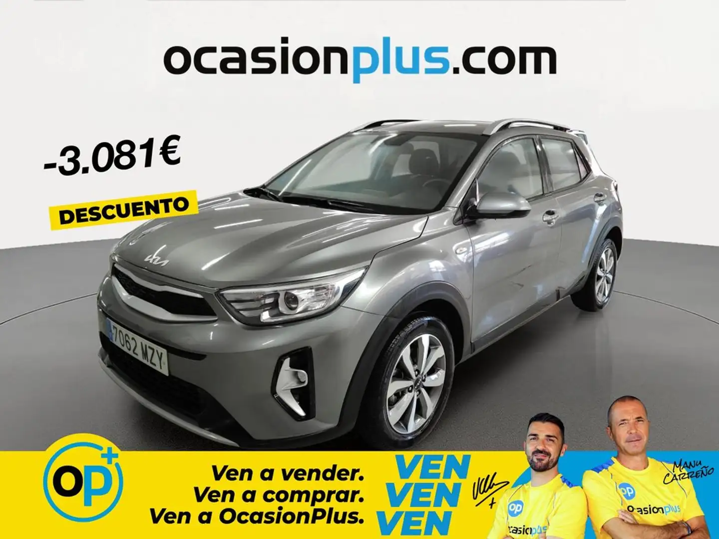 Kia Stonic 1.0 T-GDi MHEV Concept 100 Gris - 1