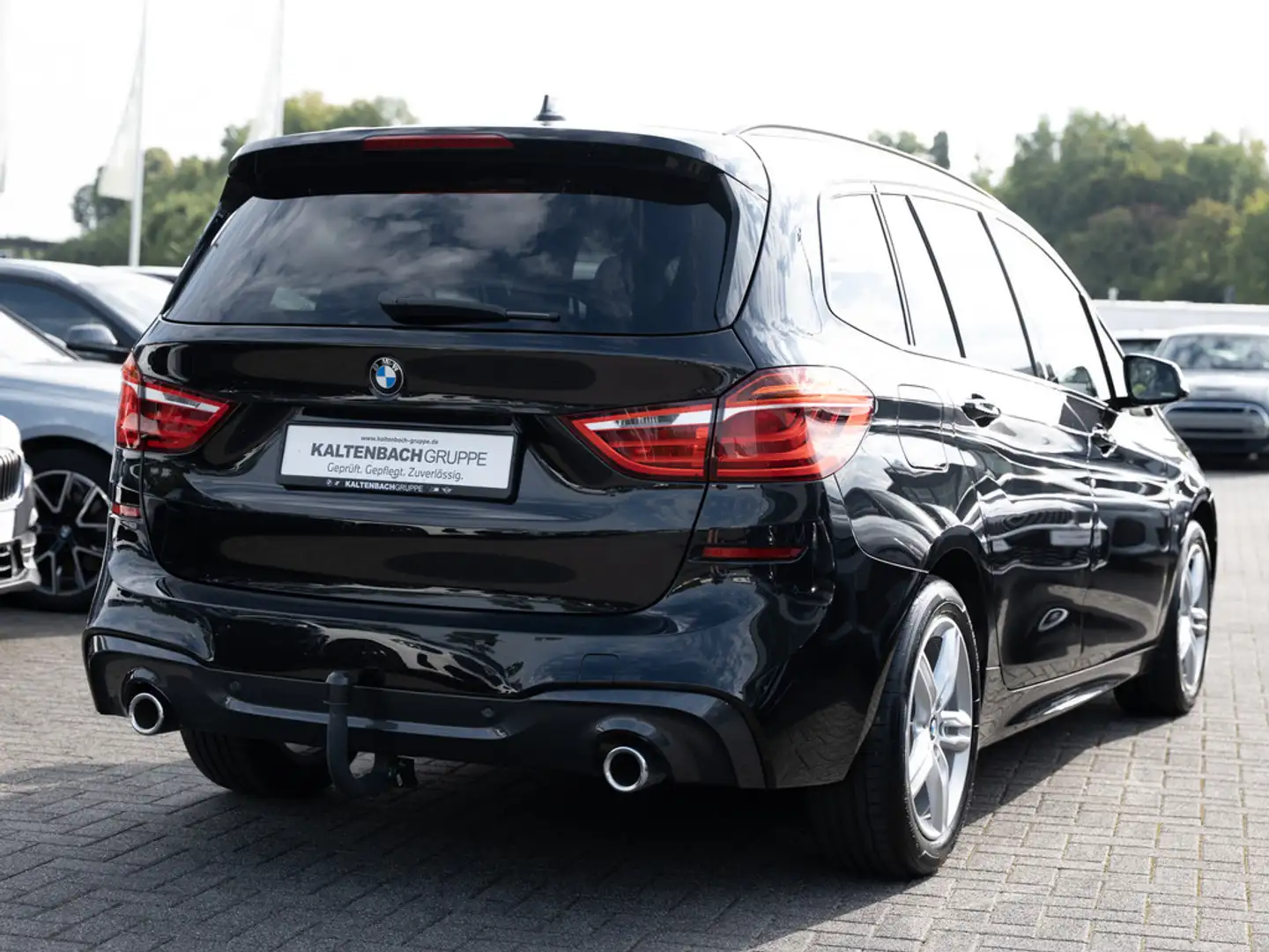 BMW 218 Gran Tourer M-Sport NAVI AHK LED SHZ PDC Negro - 2