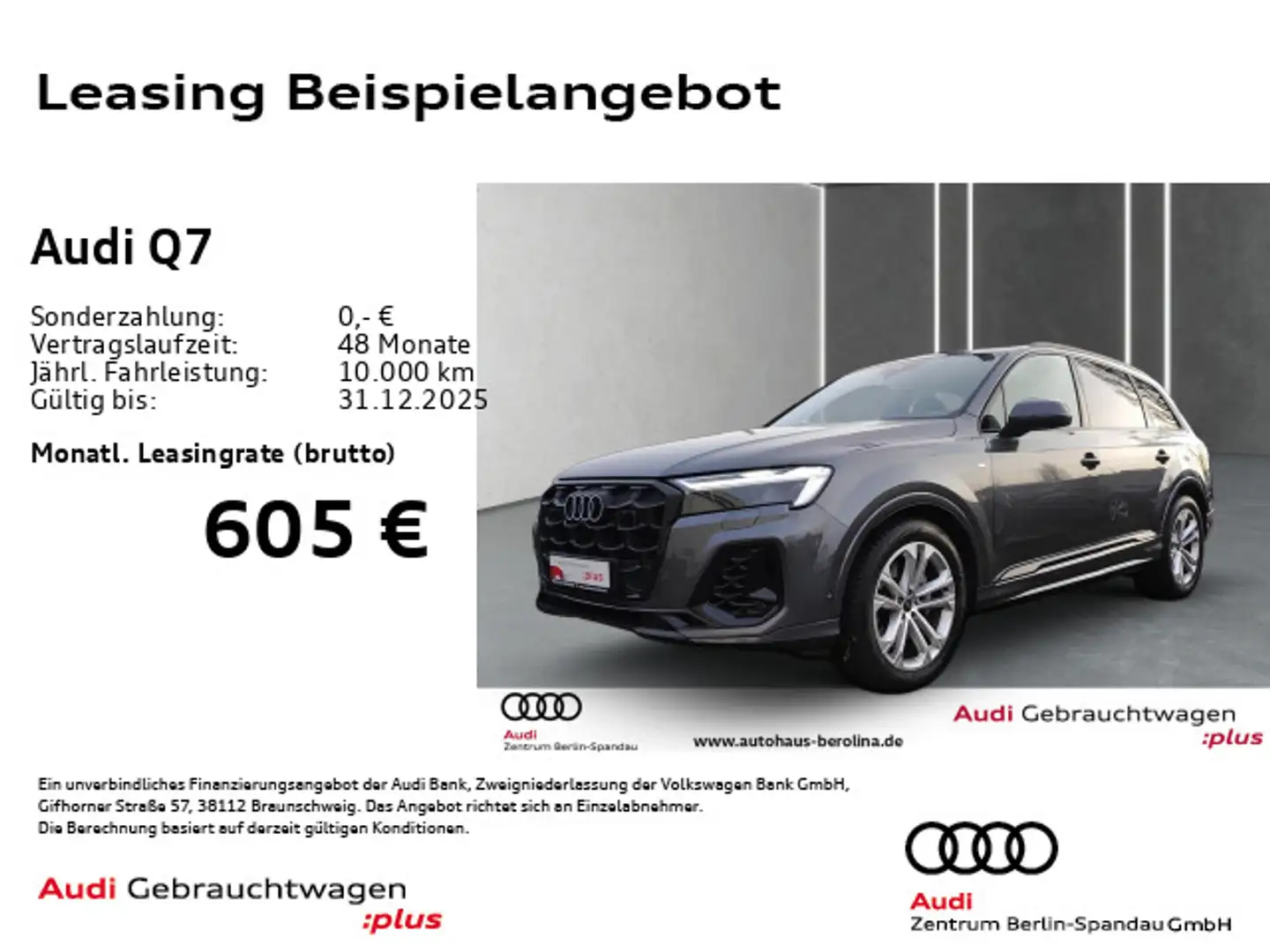 Audi Q7 55 TFSI qu. S line tiptronic *PANO*7-Sitzer* Grau - 1