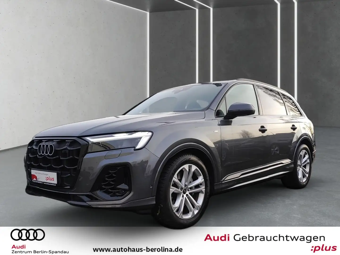 Audi Q7 55 TFSI qu. S line tiptronic *PANO*7-Sitzer* Grau - 2