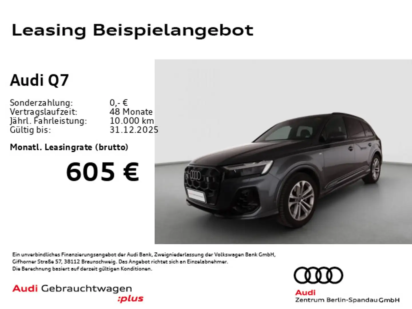 Audi Q7 55 TFSI qu. S line tiptronic *PANO*7-Sitzer* Gri - 1