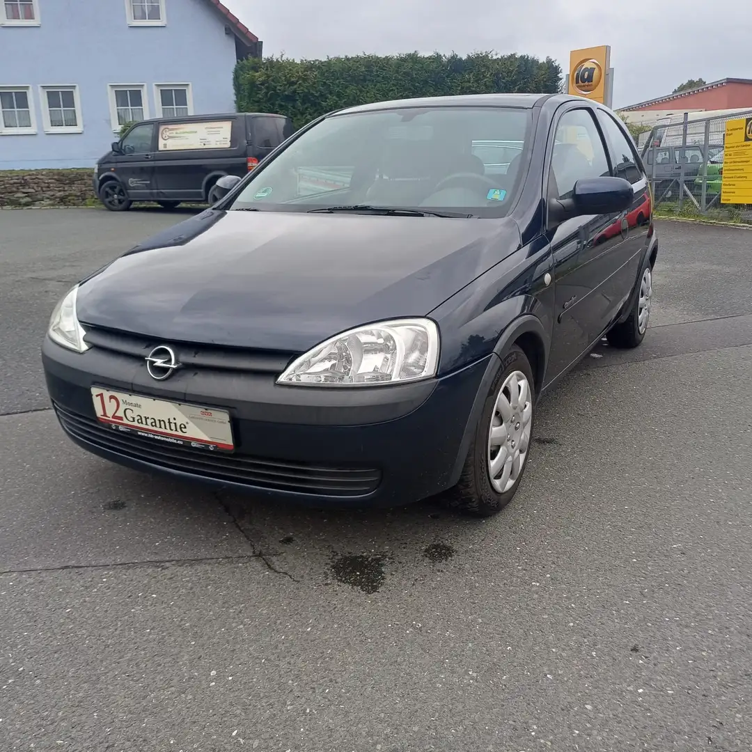 Opel Corsa Corsa 1.4 16V Comfort,90PS,Tüv 8/2026,Sitzh.,SD Blau - 1