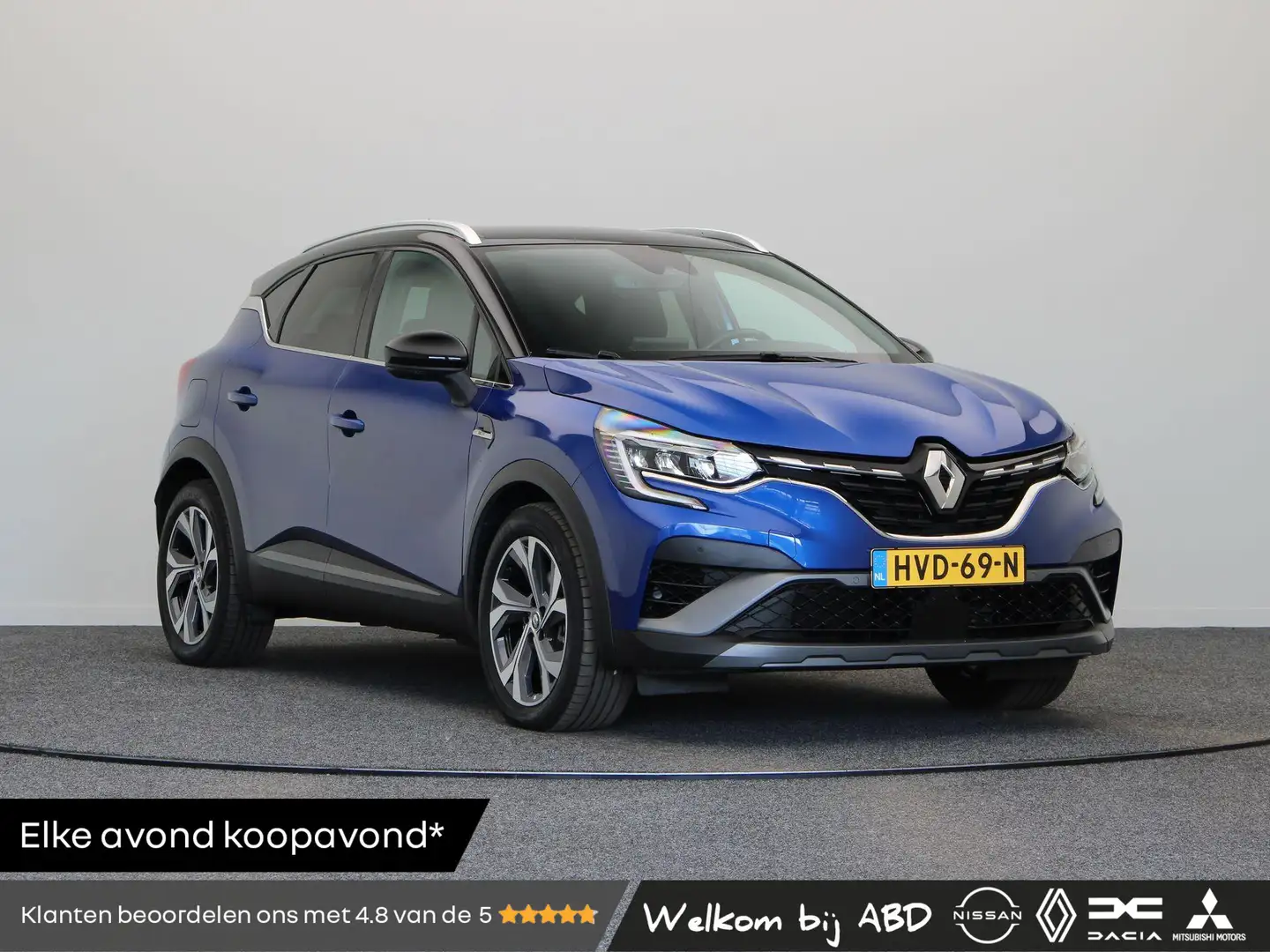 Renault Captur 1.6 E-Tech Plug-in 160 E-Tech R.S. Line | Achterui Blauw - 1