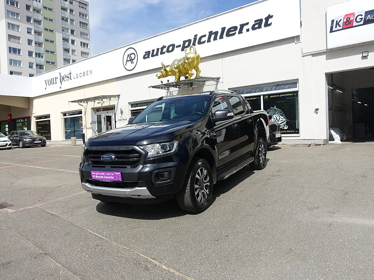 Ford Ranger Ranger Doppelkabine Wildtrak 4x4 2,0 EcoBlue Aut. Schwarz - 1