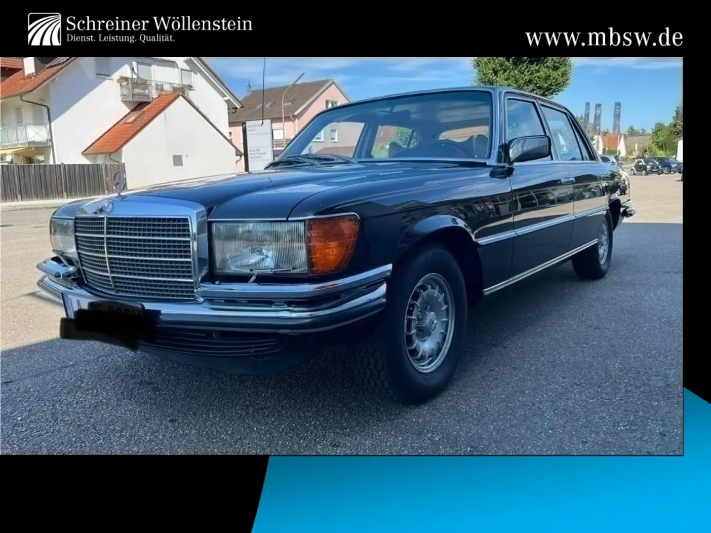Mercedes-Benz 450 SEL 6.9 (W116) Leder*AUT Negro - 1