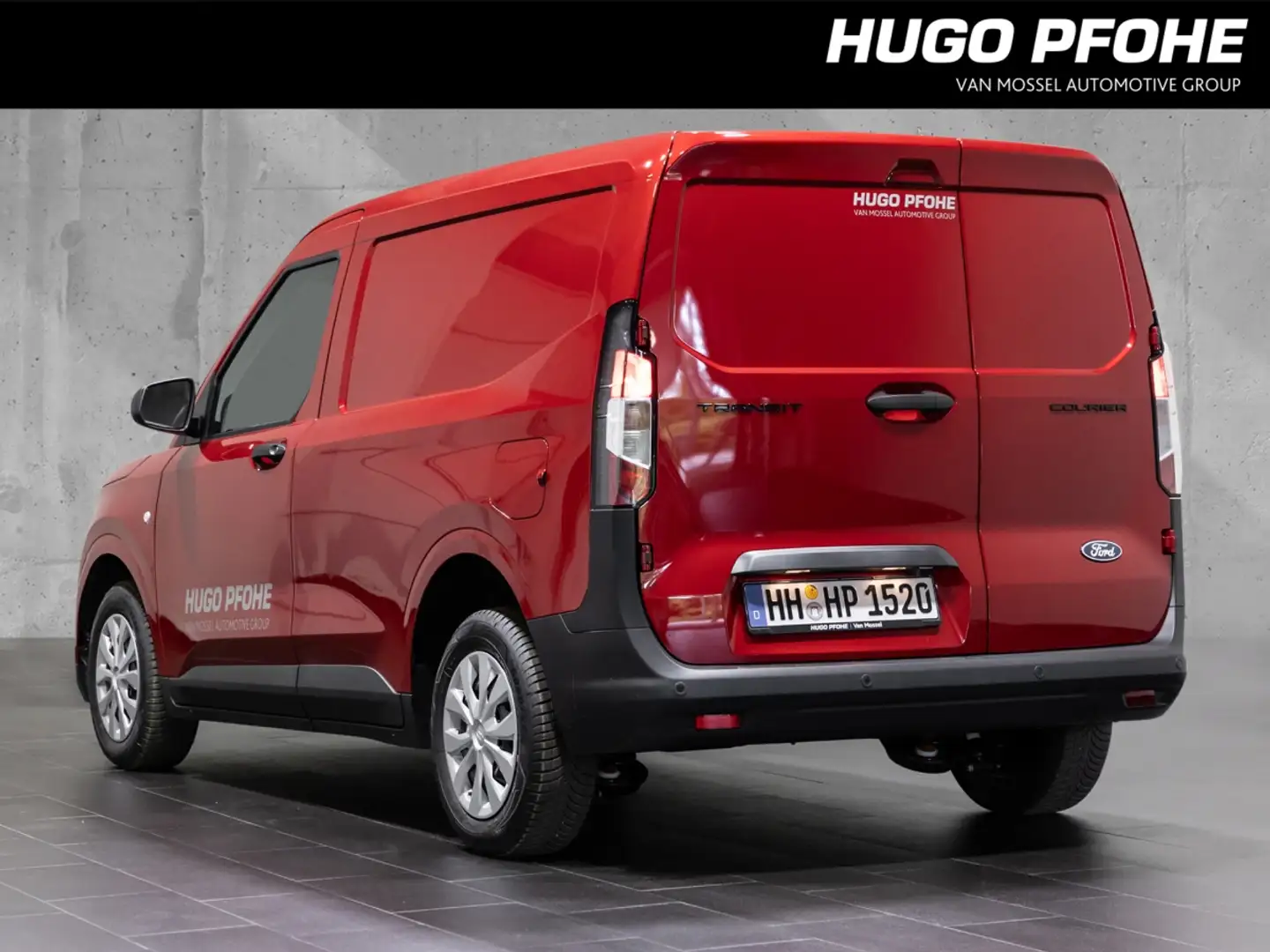 Ford Transit Courier Trend 1.5 EcoBlue Kasten Lieferwag Rot - 2