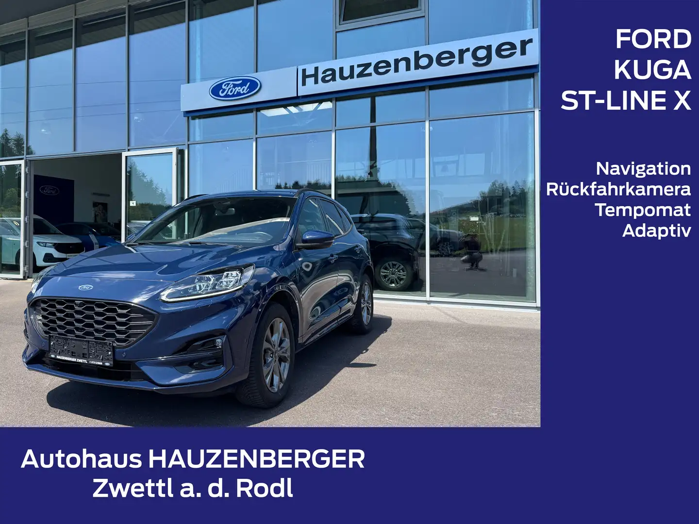 Ford Kuga ST-Line X Plug-In Hybrid Blau - 1