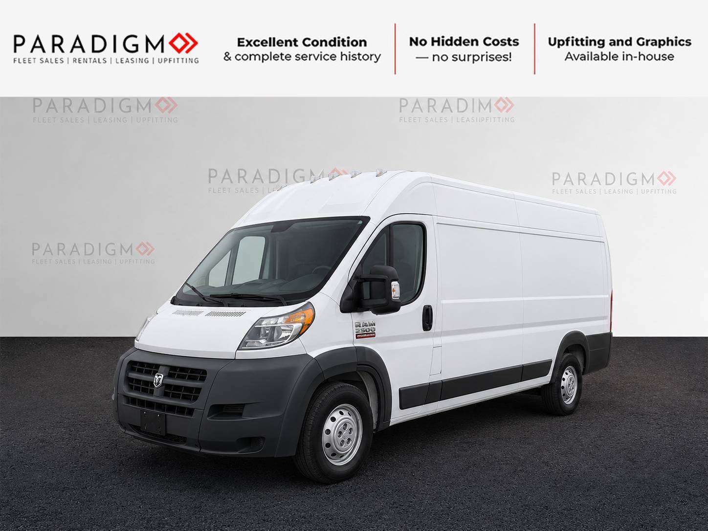 White 2017 RAM ProMaster Van Front-Wheel Drive Automatic