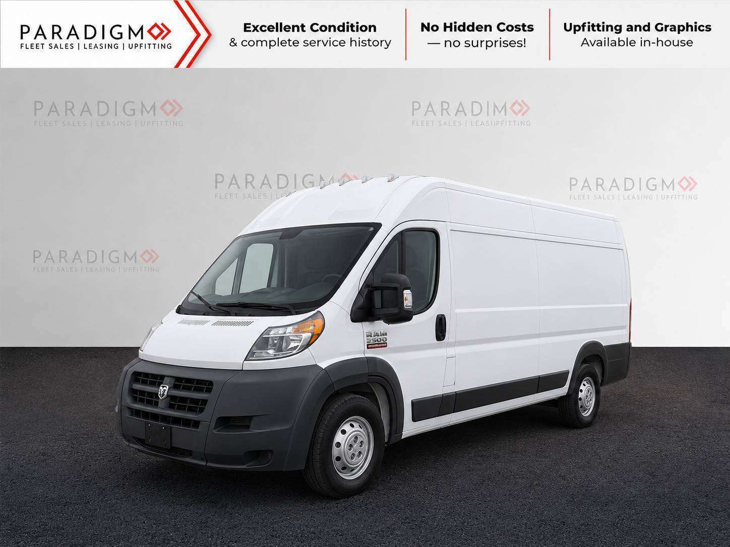 White 2017 RAM ProMaster Van Front-Wheel Drive Automatic