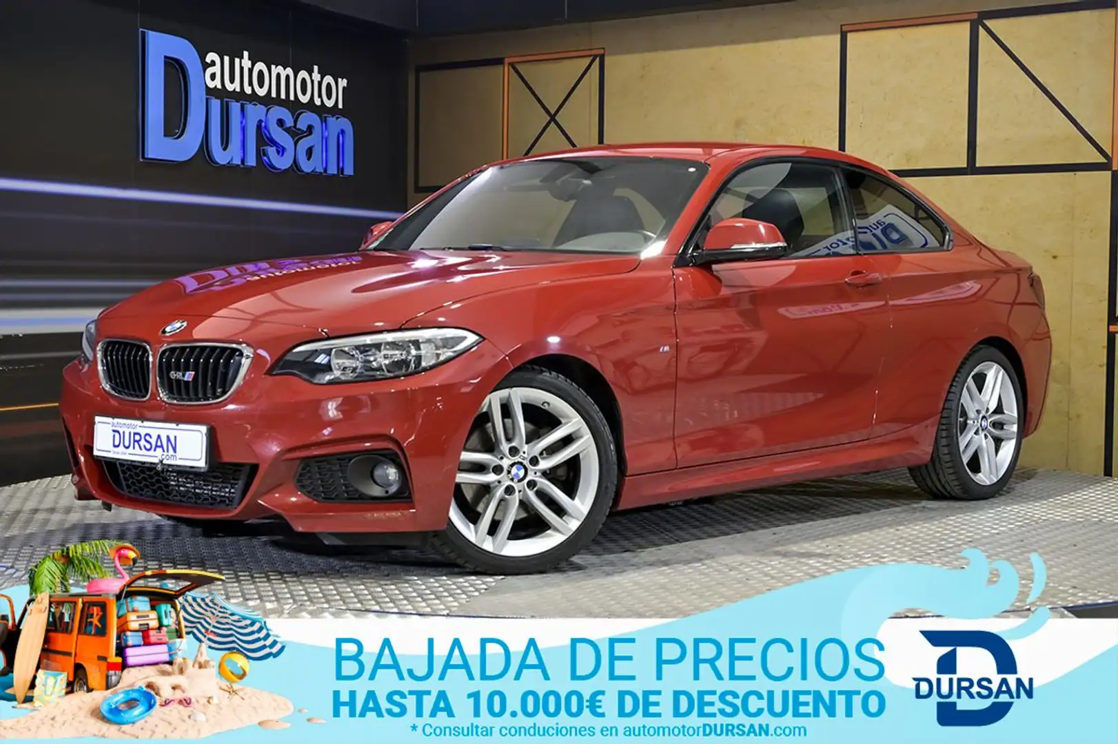BMW 220 220i Rouge - 1