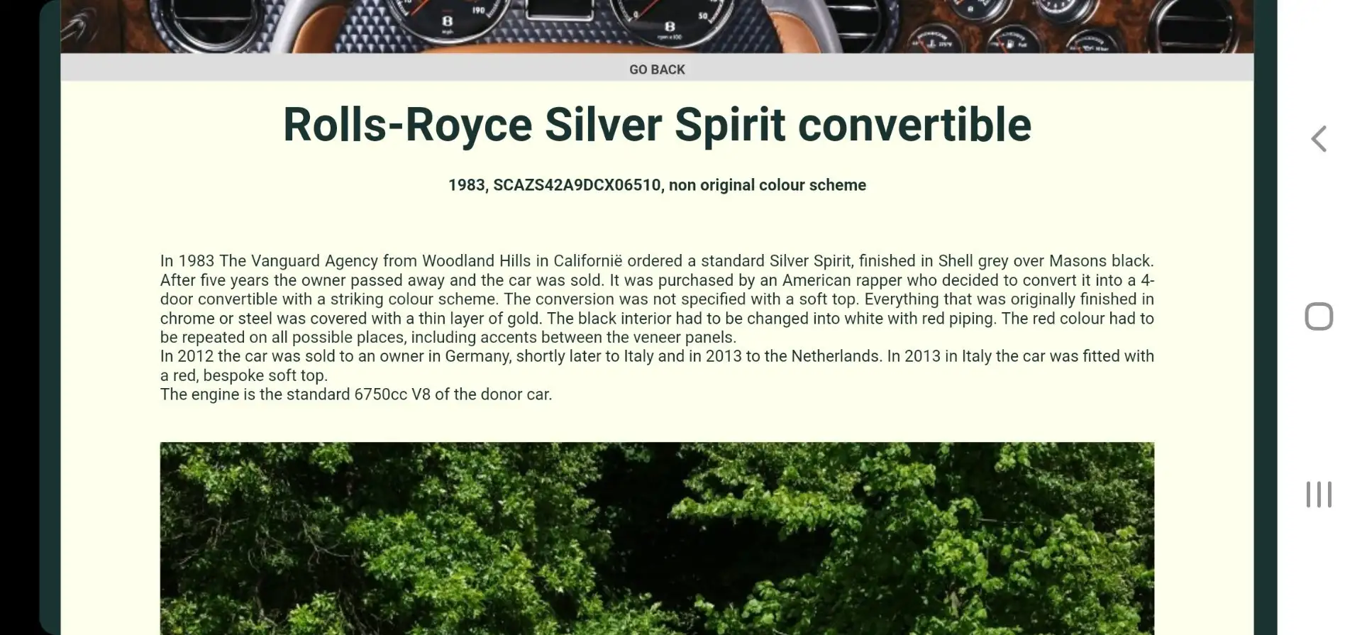 Rolls-Royce Silver Spirit Cabrio 4 türiges Einzigartig Portocaliu - 1