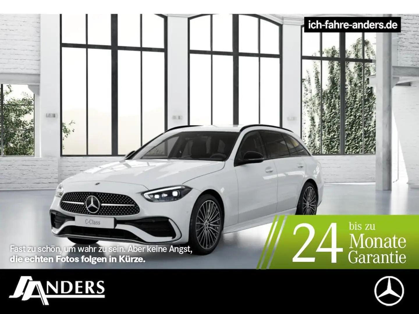 Mercedes-Benz C 220 d T +AMG+AHK+SHZ+KeyLess+PDC+Night+SpurW Weiß - 1