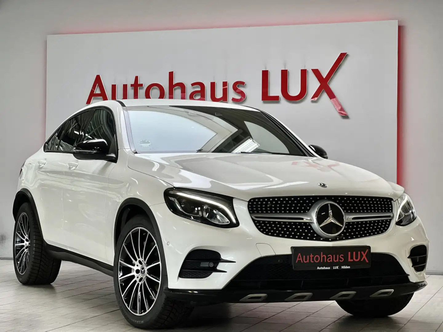 Mercedes-Benz GLC 250 COUPE°AMG LINE°4M°NUR 55TKM°MB SCHECKHEFT Wit - 1