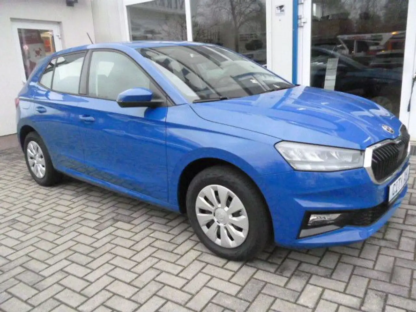 Skoda Fabia 1,0 Drive KLIMA PDC ZV+FB DAB APPLECAR-NAV Bleu - 2