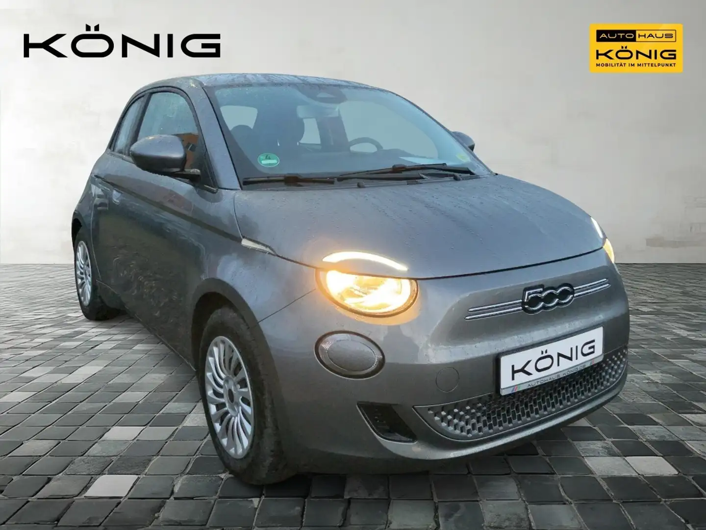 Fiat 500e 3+1 MY23 118PS 42kWh KLIMA*CARPLAY*TEMPOMAT Grau - 2