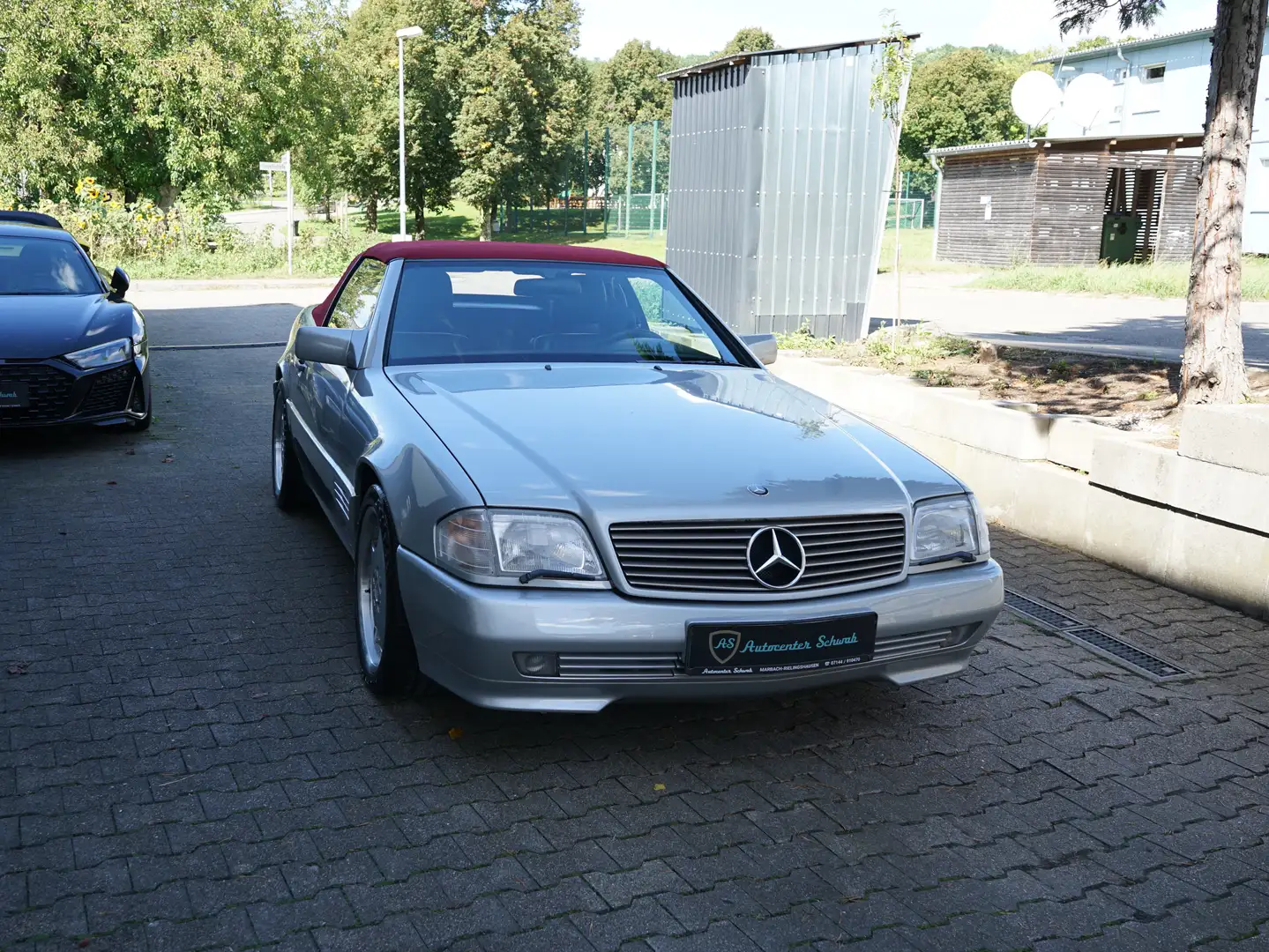 Mercedes-Benz SL 280 ROADSTER-AMG-KLiMA-VERDECK NEU-VOLLLEDER Silber - 1