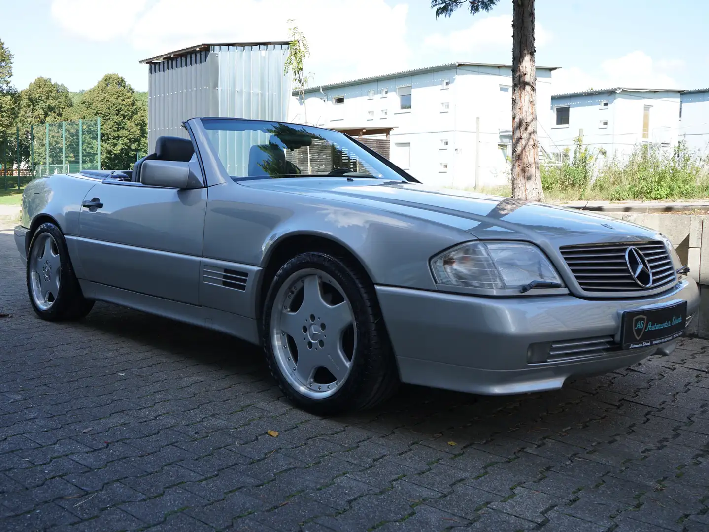 Mercedes-Benz SL 280 ROADSTER-AMG-KLiMA-VERDECK NEU-VOLLLEDER Silber - 2