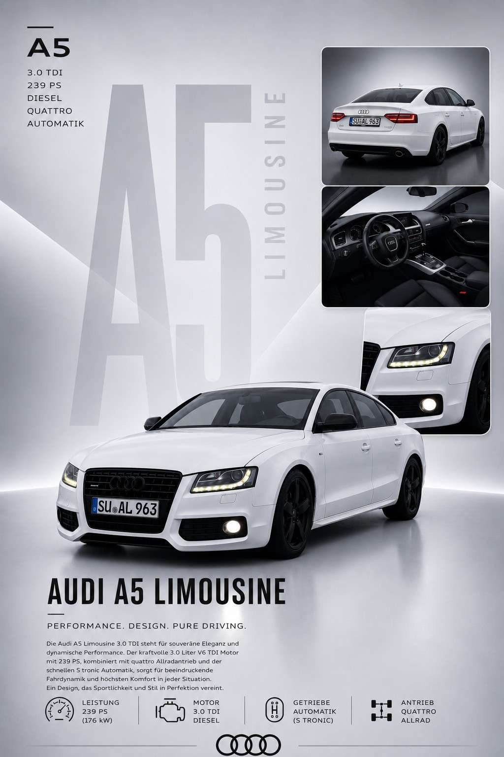 Second hand Audi A5 3.0
