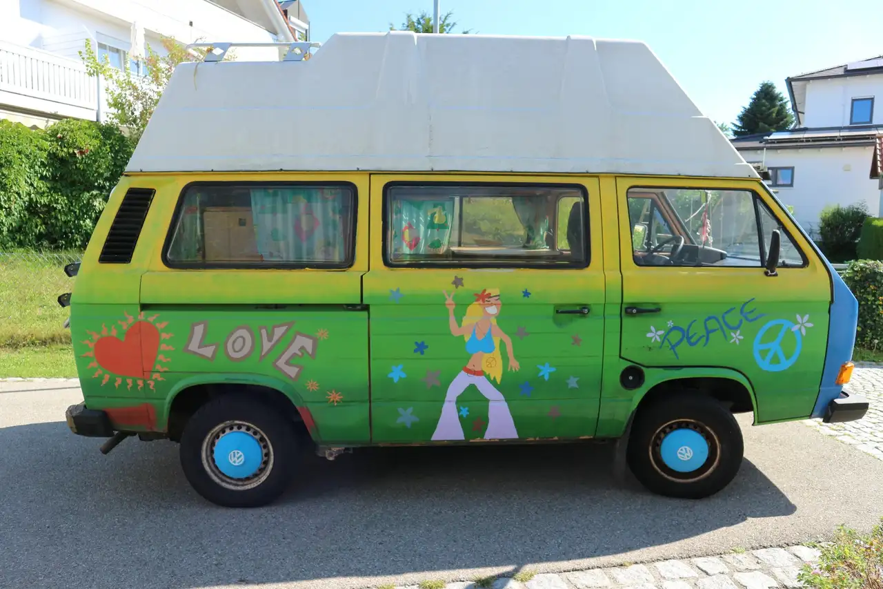 Volkswagen T3 Camper Hochdach Wohnmobilzulassung, foto 2