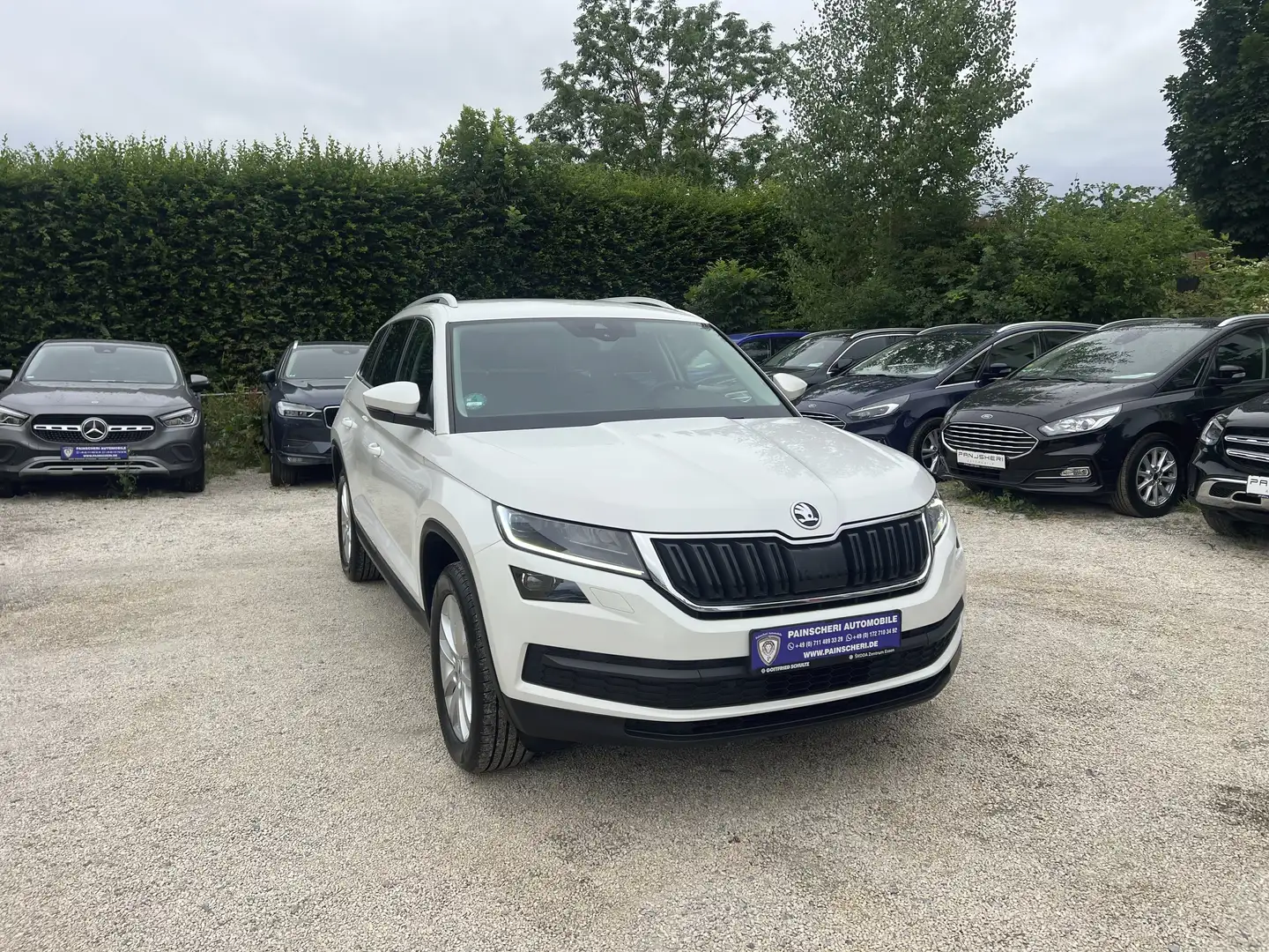 Skoda Kodiaq 2.0 TDI DSG Style MEMORY+LED+KAMERA+TOTWINKEL+SPUR Weiß - 1
