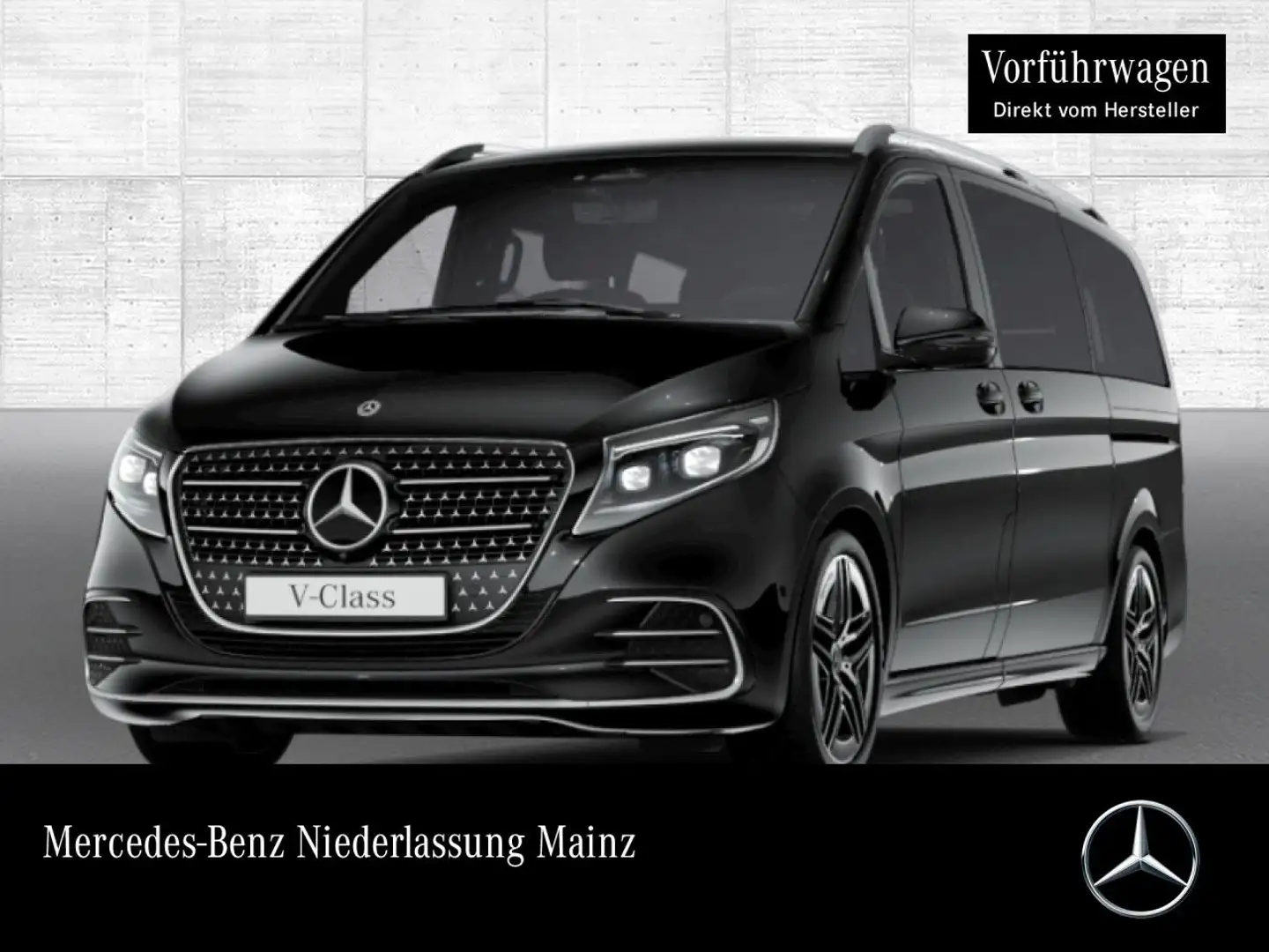 Mercedes-Benz V 250 d AMG+SchiebDa+9G+AHK+StandHZ+Klimaautom Schwarz - 1