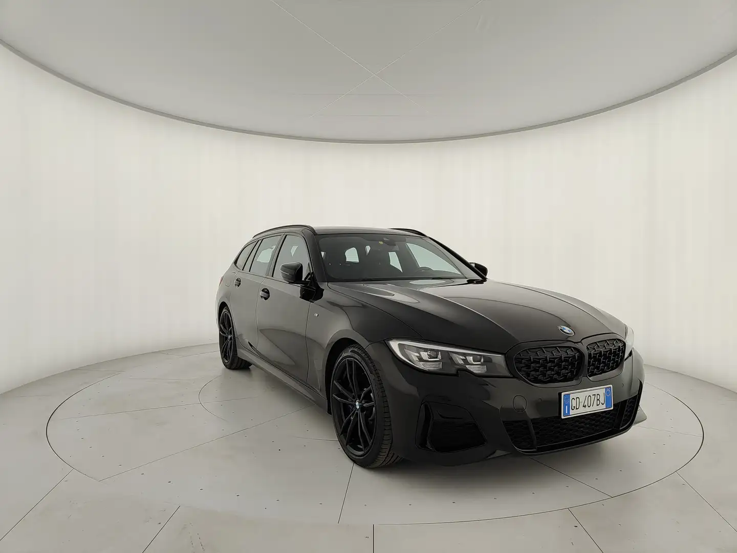 BMW 340 M340D Touring mhev 48vV xdrive auto Nero - 1