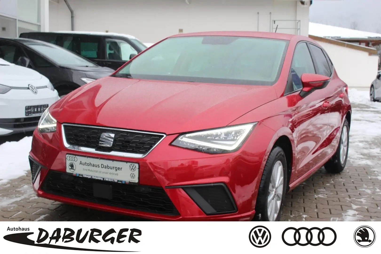 SEAT Ibiza 1.0 Style LED+Kamera+Sitzheizung+Tempomat Klima Rosso - 1