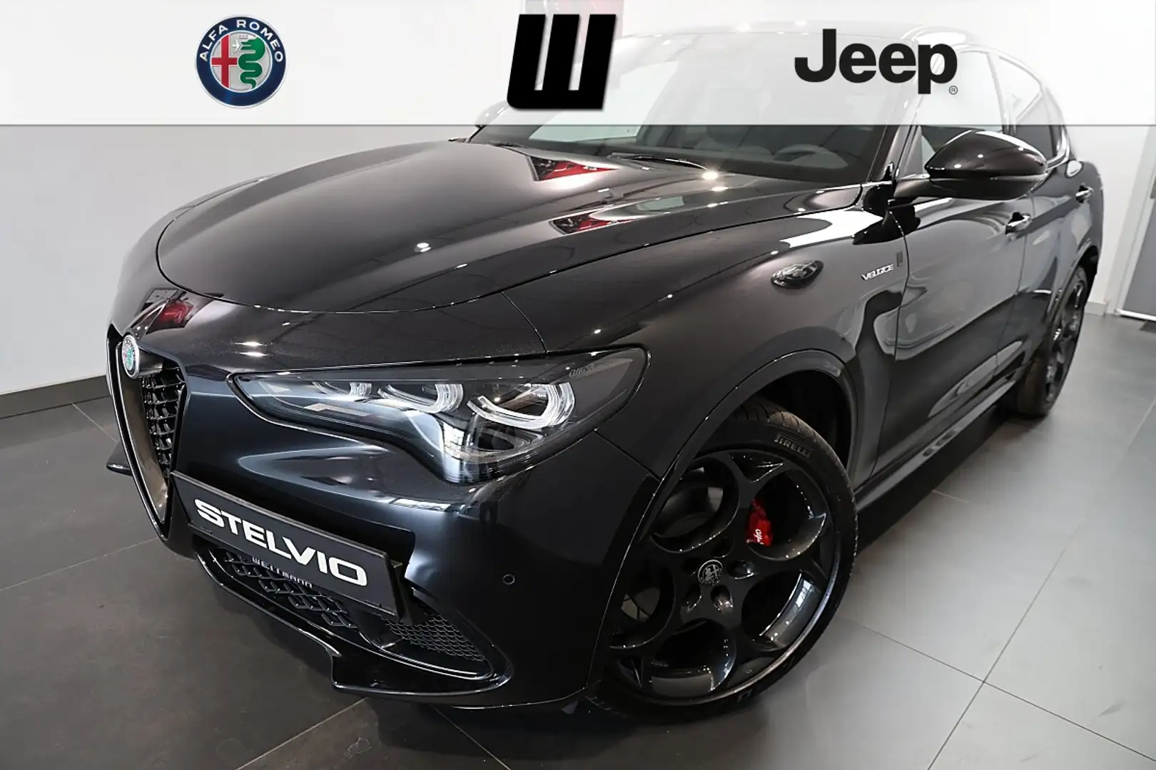 Alfa Romeo Stelvio 2.2 16V 210PS AT8 Q4 Veloce MY26 Schwarz - 1