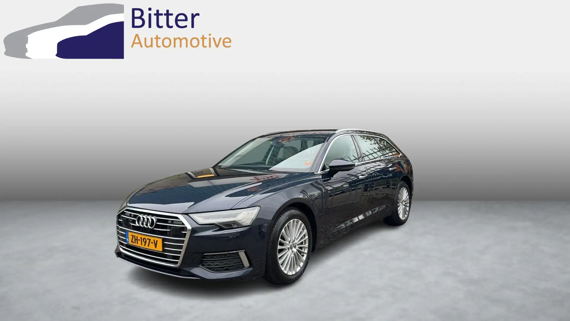 Audi A6 Avant 45 TFSI Design NL auto Leder adaptive Cruise Blauw - 1