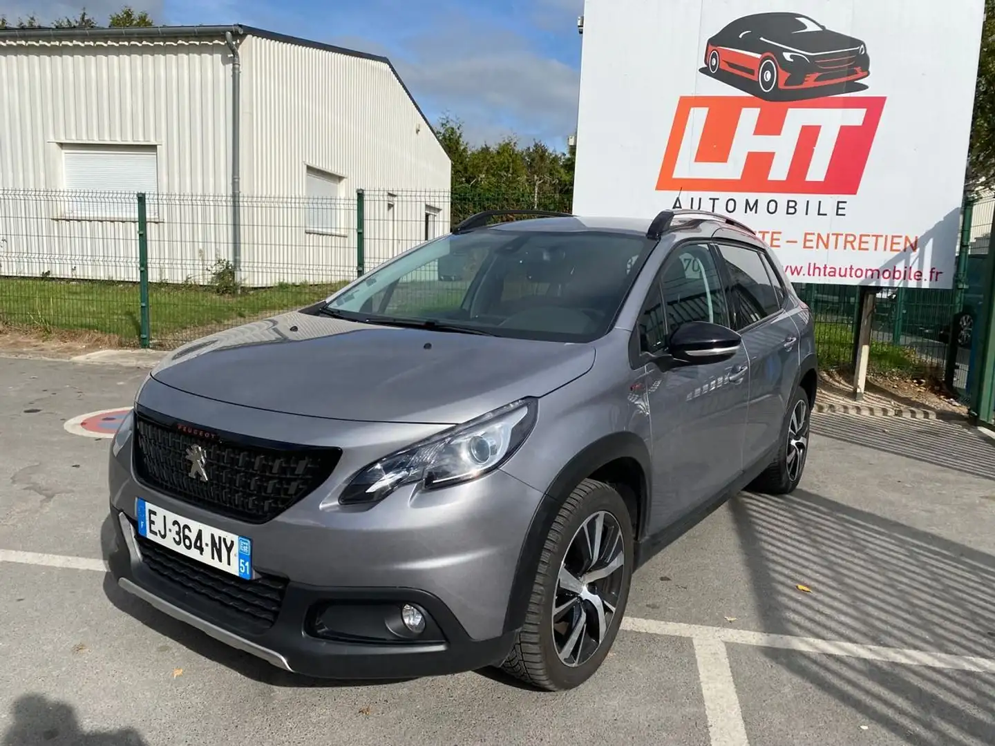 Peugeot 2008 1.6 bluehdi 100ch gt line Gris - 1
